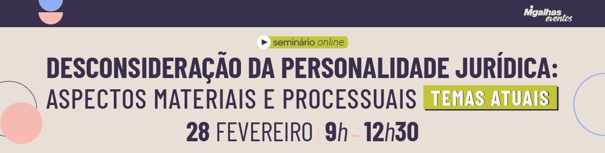 Desconsideração da personalidade jurídica: aspectos materiais e processuais - Temas atuais Desconsideração da personalidade jurídica: aspectos materiais e processuais - Temas atuais