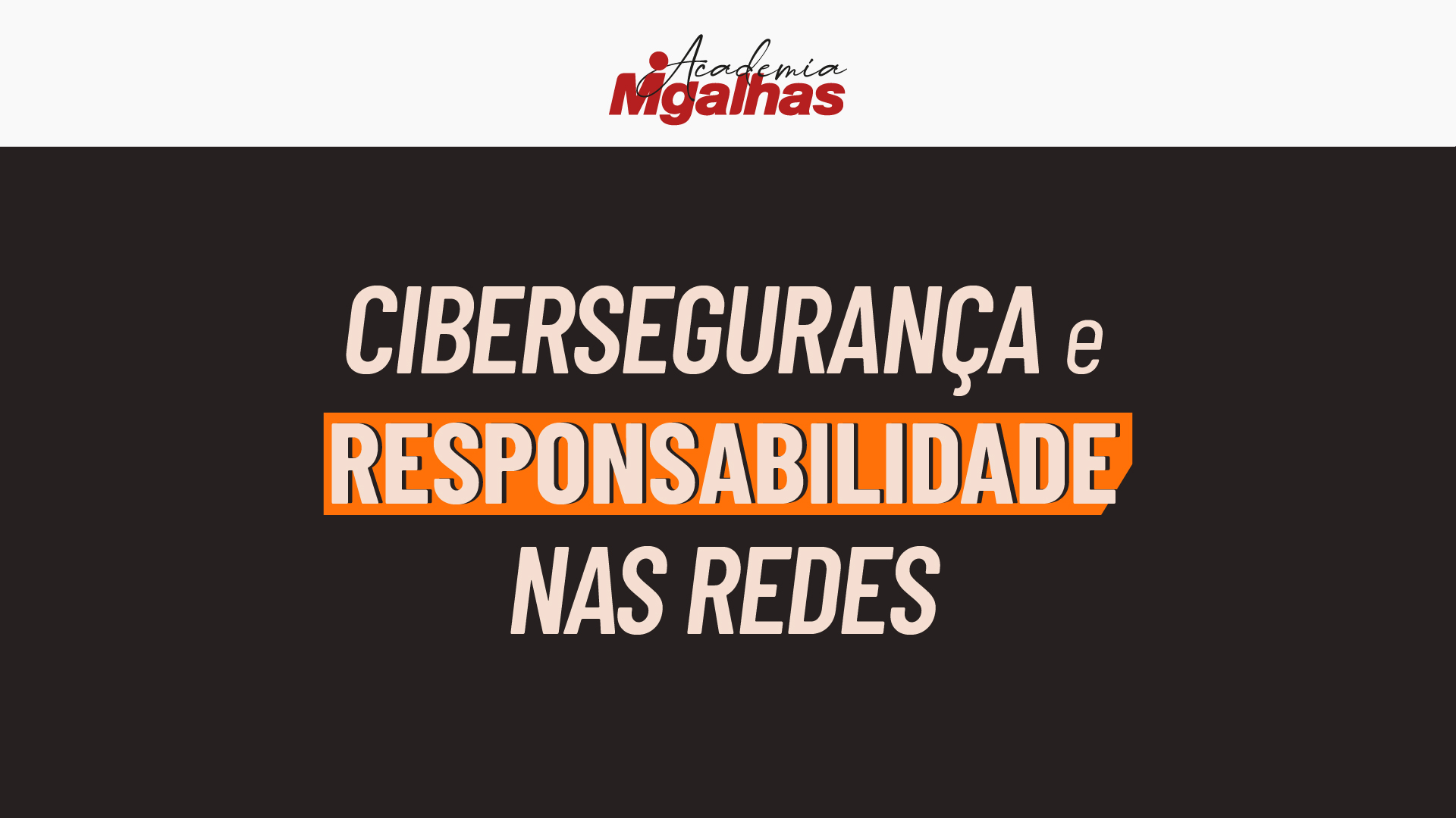Cibersegurança e Responsabilidade nas Redes