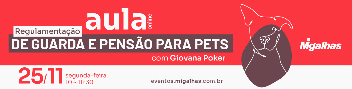 Regulamentação de guarda e pensão para pets