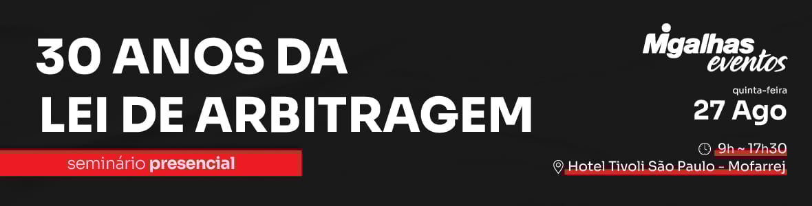 30 Anos da Lei de Arbitragem 30 Anos da Lei de Arbitragem